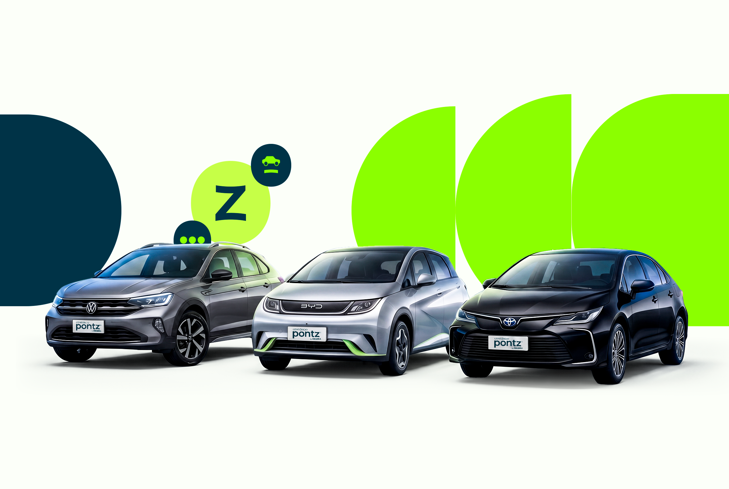 Linha de veículos do Consórcio Auto